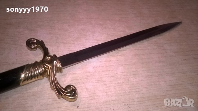 нож-сабя-златна кама-ретро колекция-35х11см-внос швеицария, снимка 6 - Колекции - 23661648
