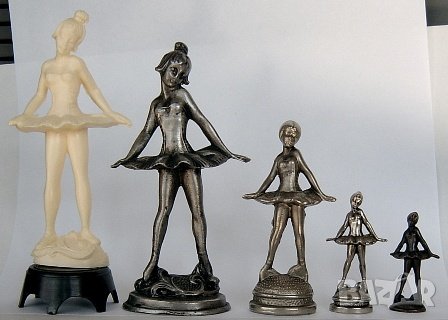 Балерини метални пластмасови 