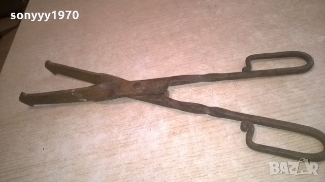 изковани в огъня-38см-ковашки клещи-внос швеция, снимка 2 - Клещи - 25408913