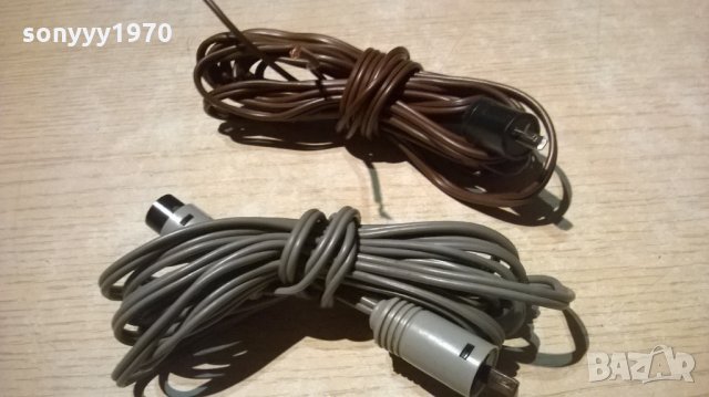 *2бр аудио кабели за тонколони-сив-3м и кафяв-3.5м, снимка 1 - Други - 23326415
