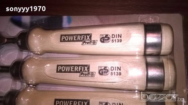 powerfix-хром ванадиеви длета 4бр-немски и висококачествени, снимка 8 - Други инструменти - 19907659