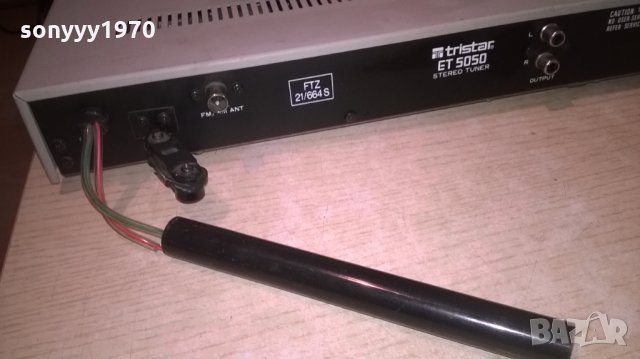 tristar et 5050 stereo tuner-внос швеицария, снимка 14 - Ресийвъри, усилватели, смесителни пултове - 24514502