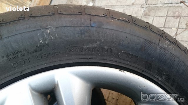 4 броя гуми 215/60/17 от Нисан Джук- 150лв, снимка 9 - Гуми и джанти - 13407862