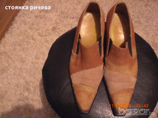 продавам дамски обувки,естествена кожа, снимка 3 - Дамски ежедневни обувки - 18239280