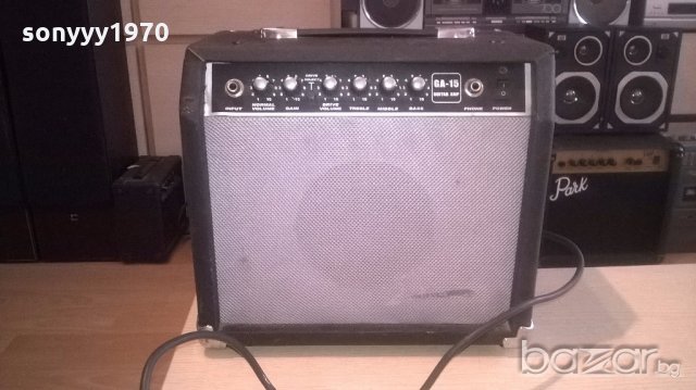 китарно кубе за ремонт-33х32х18см-внос англия, снимка 2 - Ресийвъри, усилватели, смесителни пултове - 19642265