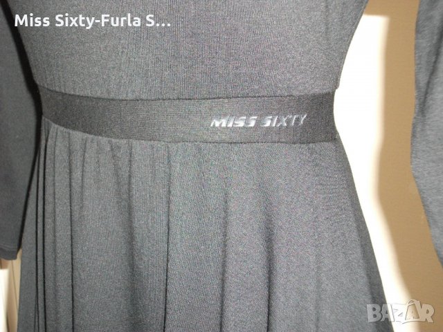 MISS SIXTY-нова черна рокля Мис Сиксти-S/M размер , снимка 6 - Рокли - 12506646