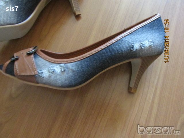 нови обувки-сандали тип дънкови внос от Англия, снимка 6 - Сандали - 21473215
