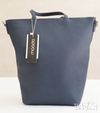 Голяма дамска тъмносиня чанта Moodo , снимка 2 - Чанти - 22905378