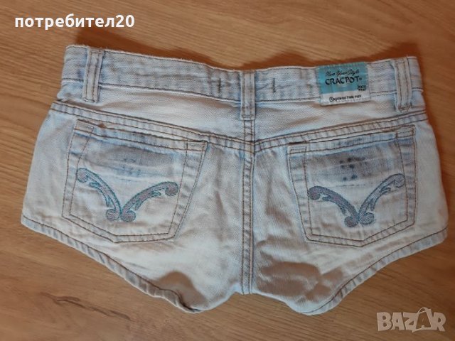 Къси дънкови панталонки, снимка 2 - Къси панталони и бермуди - 25148437