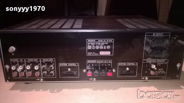 sony ta-v701 stereo amplifier-japan-внос швеицария, снимка 10 - Ресийвъри, усилватели, смесителни пултове - 12616764