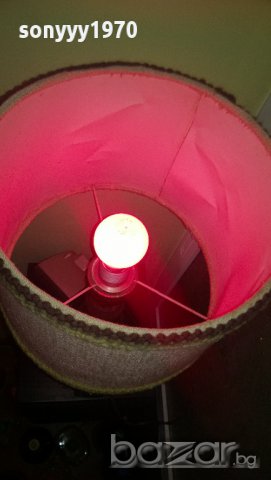 ретро-нощна лампа-внос швеицария 50/30см-от швеицария, снимка 11 - Антикварни и старинни предмети - 9002179