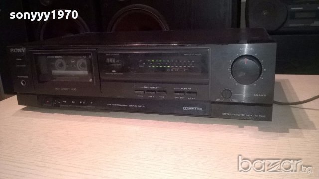ПОРЪЧАН-Sony tc-fx110/deck made in japan-внос швеицария, снимка 4 - Ресийвъри, усилватели, смесителни пултове - 14650230