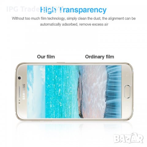 3бр. Samsung Galaxy S6 стъклен протектор, снимка 2 - Фолия, протектори - 23672688