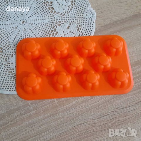 Форми за лед цветя 11 гнезда, снимка 4 - Форми - 24142206