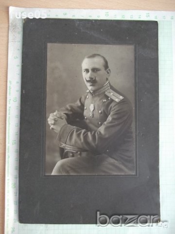 Снимка на поручик Александър Пенев-1904 г. / генерал майор /, снимка 1 - Други ценни предмети - 19306126