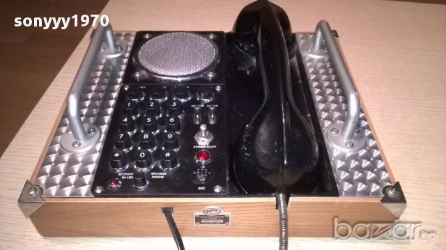 VINTAGE Hands-free telephone-new york-paris-ретро колекция-внос швеицария, снимка 6 - Антикварни и старинни предмети - 17747613