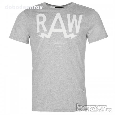  Нова сива тениска G Star Marsh Raw T-shirt, оригинал , снимка 3 - Тениски - 17086059