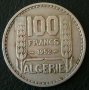 100 франка 1952, Алжир, снимка 1 - Нумизматика и бонистика - 17917896