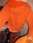 оранжево ватирано зимно яке, снимка 3