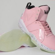 Нови кожени кецове SUPRA MAGAZINE PINK, оригинал, снимка 2 - Кецове - 11046061