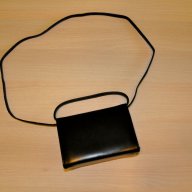 Бална черна кожена чанта, снимка 6 - Чанти - 17234035