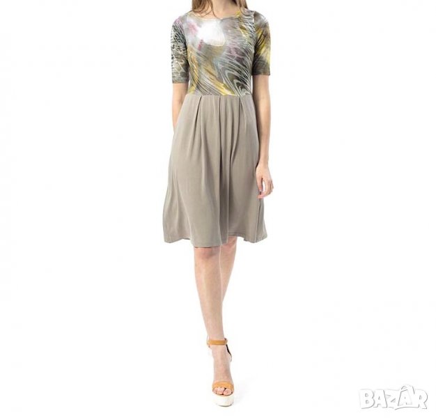 Рокля в цвят таупе марка Conquista - 2XL/3XL, снимка 1