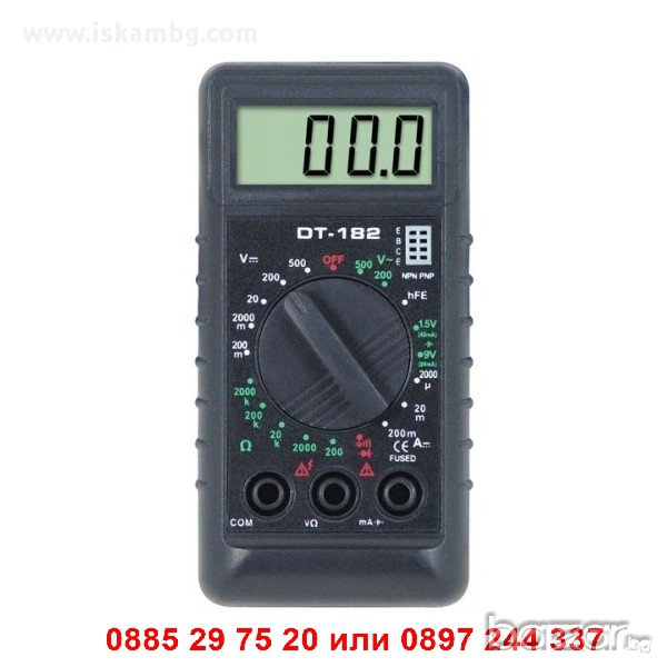 Мултицет DT-182 джобен мултиметър, снимка 1
