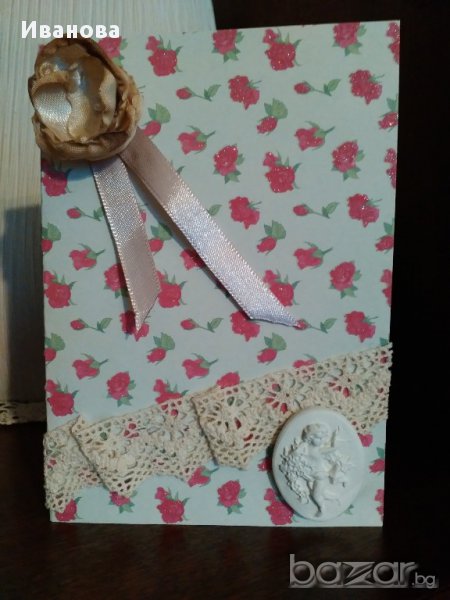 Ръчно изработена картичка "Чувства", снимка 1