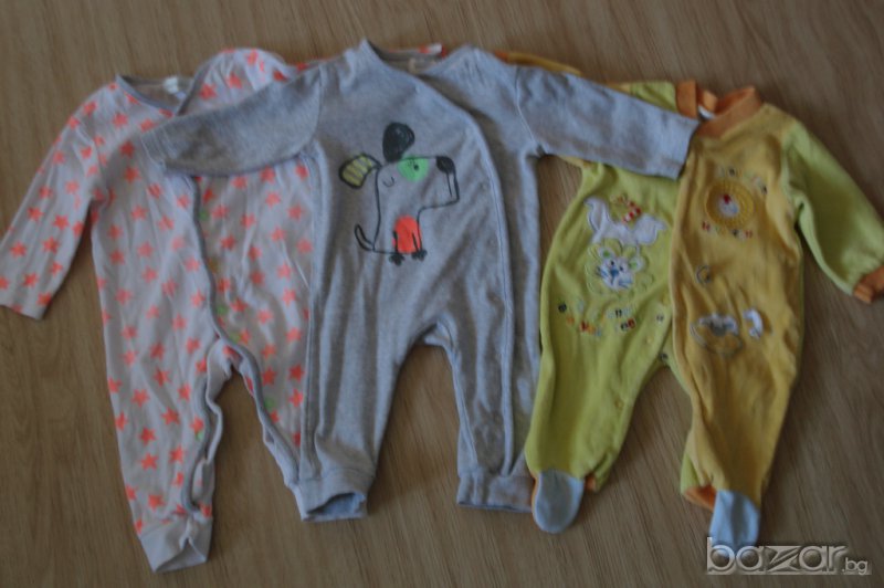 ромпъри с дълъг ръкав 3 бр, снимка 1