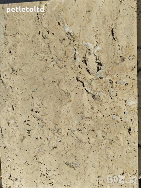 Травертин полиран (плочи), снимка 1