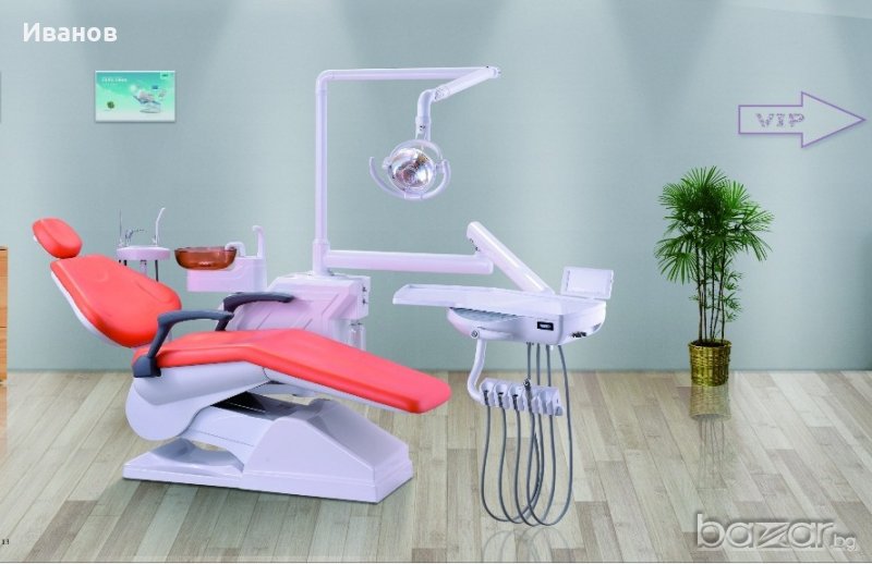 Зъболекарски стол нов в комплект с компресор,периферия и монитор, снимка 1