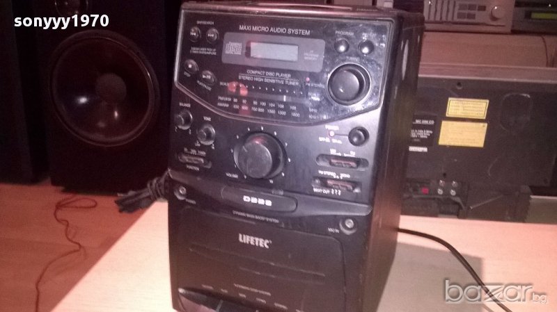 Lifetec lt8976-tuner/cd/deck/amplifier-за ремонт-внос швеицария, снимка 1