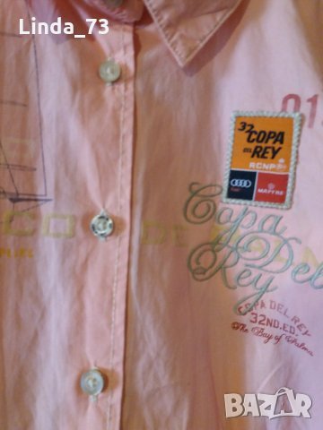 Дам.риза-"GAASTRA"-/памук/,цвят-праскова. Закупена от Италия., снимка 6 - Ризи - 22994473