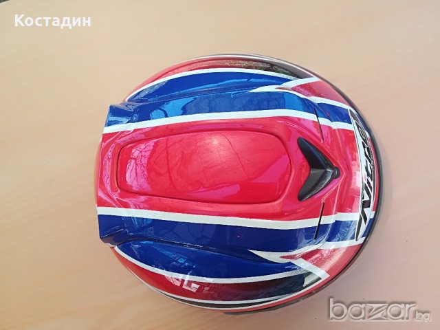Мото каска Nitro Fibroglass размер М 58 см, снимка 8 - Аксесоари и консумативи - 21403844