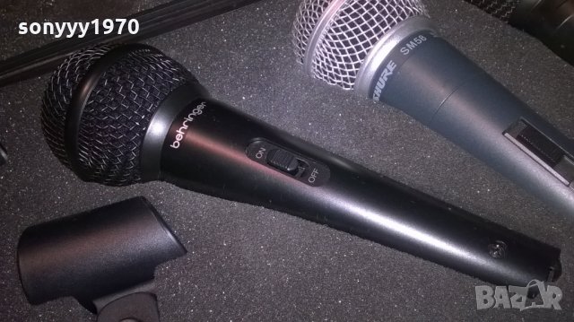shure behringer yamaha-microphone-внос швеицария, снимка 2 - Микрофони - 22581152