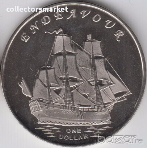 1 долар 2014, Гилбъртови острови(Endeavour)