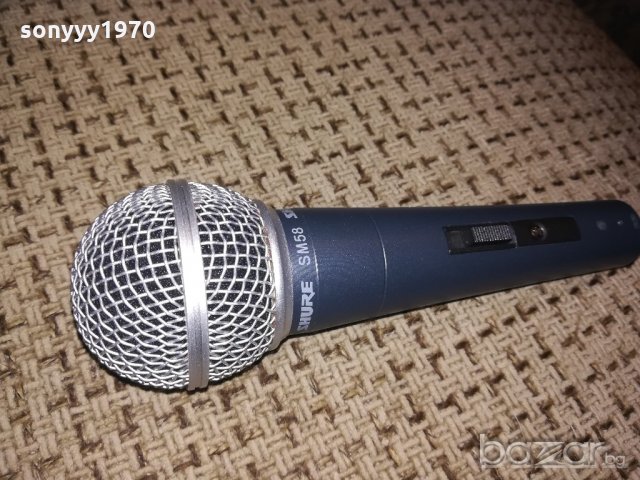 shure sm58-microphone-профи микрофон-жичен, снимка 4 - Микрофони - 20511076