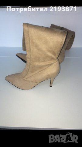 Нови ботуши велурени по крака Anna Field номер 40-41, снимка 6 - Дамски ботуши - 24266719