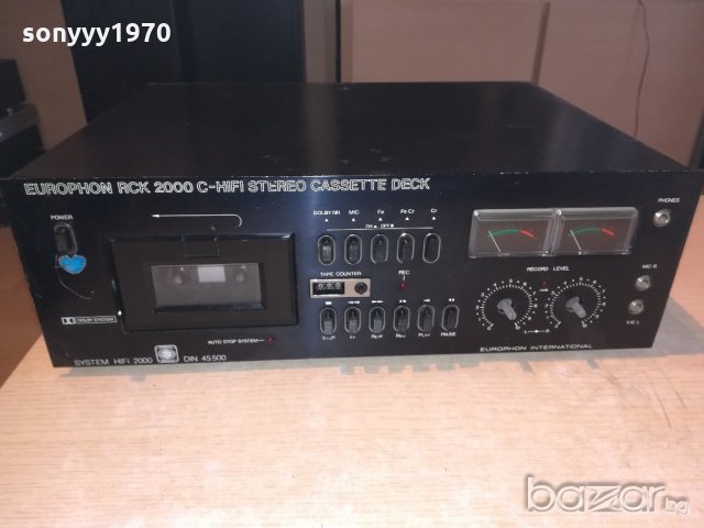 europhon rck2000c hifi deck-за ремонт-внос швеицария, снимка 2 - Декове - 21446551