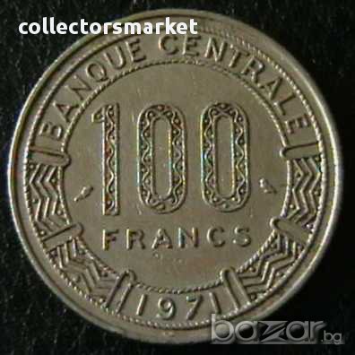 100 франка 1971, Камерун