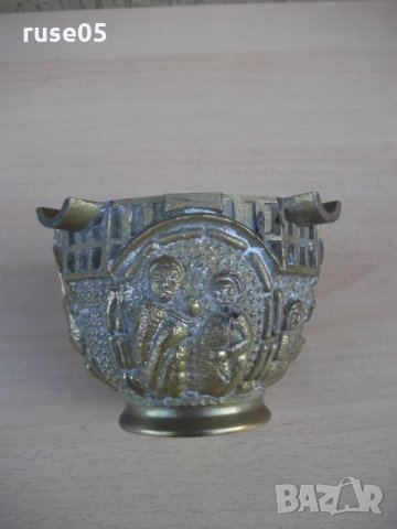 Пепелник бронзов - 544 гр., снимка 5 - Други ценни предмети - 24395860