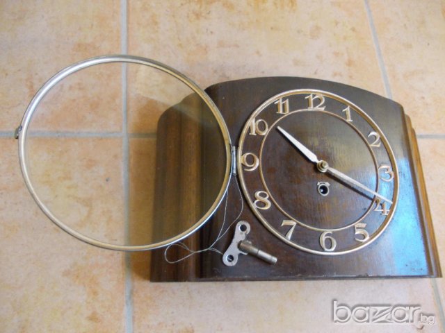 Стар немски часовник , снимка 4 - Антикварни и старинни предмети - 13388434