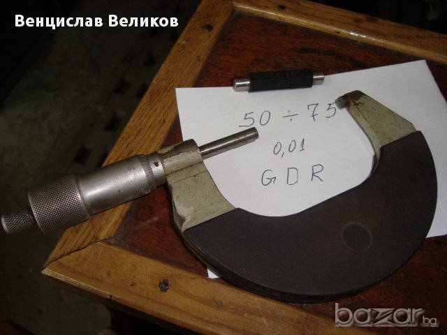 Микрометър 50-75, снимка 5 - Други машини и части - 11855922