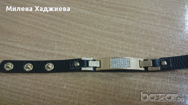 Часовник - гривна, черен, снимка 4 - Дамски - 10525878