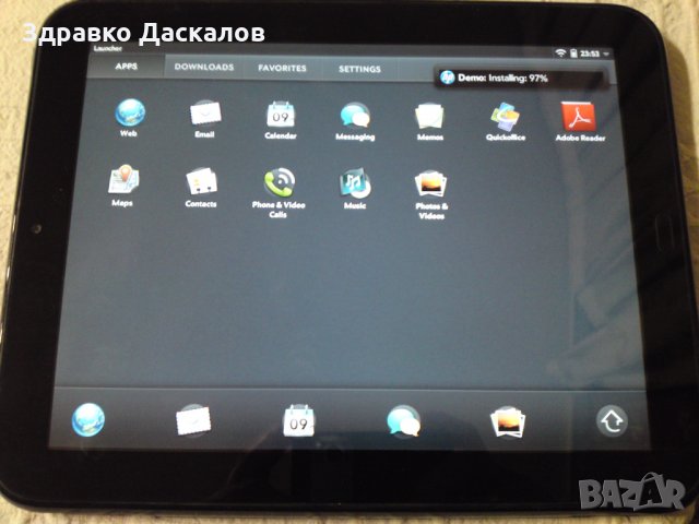 HP Touchpad tablet dual boot, снимка 4 - Таблети - 22719483