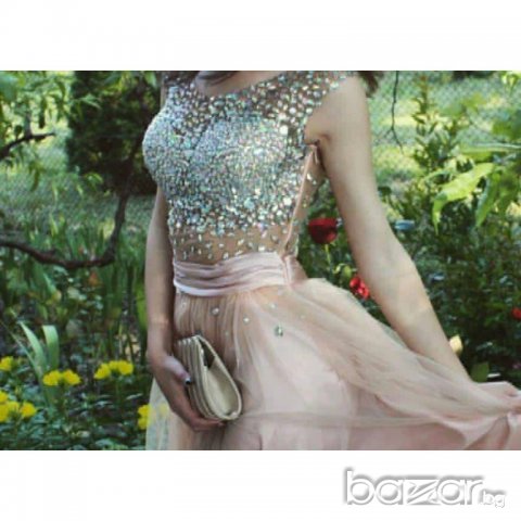 Бална рокля с камъни, снимка 2 - Рокли - 16887027