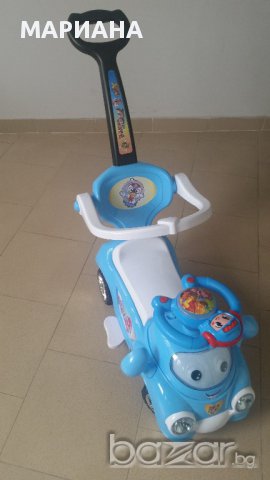 Детска музикална кола с родителски контрол , снимка 1 - Детски велосипеди, триколки и коли - 14143922