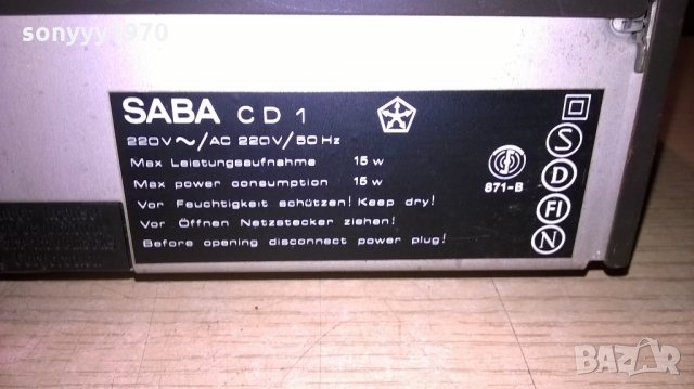 saba cd1-stereo deck-внос швеицария, снимка 15 - Декове - 21818938