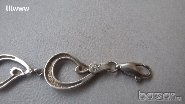 Сребърна гривна , снимка 6 - Гривни - 11626109