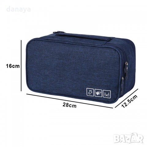 816 Органайзер за бельо несесер за пътуване чанта за сутиени с много отделения, снимка 10 - Чанти - 24627021